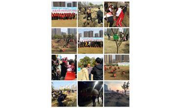 南通分公司與當(dāng)?shù)刂驹刚吖餐瑢崿F(xiàn)“同栽一棵樹，同抹一片綠”的夢想